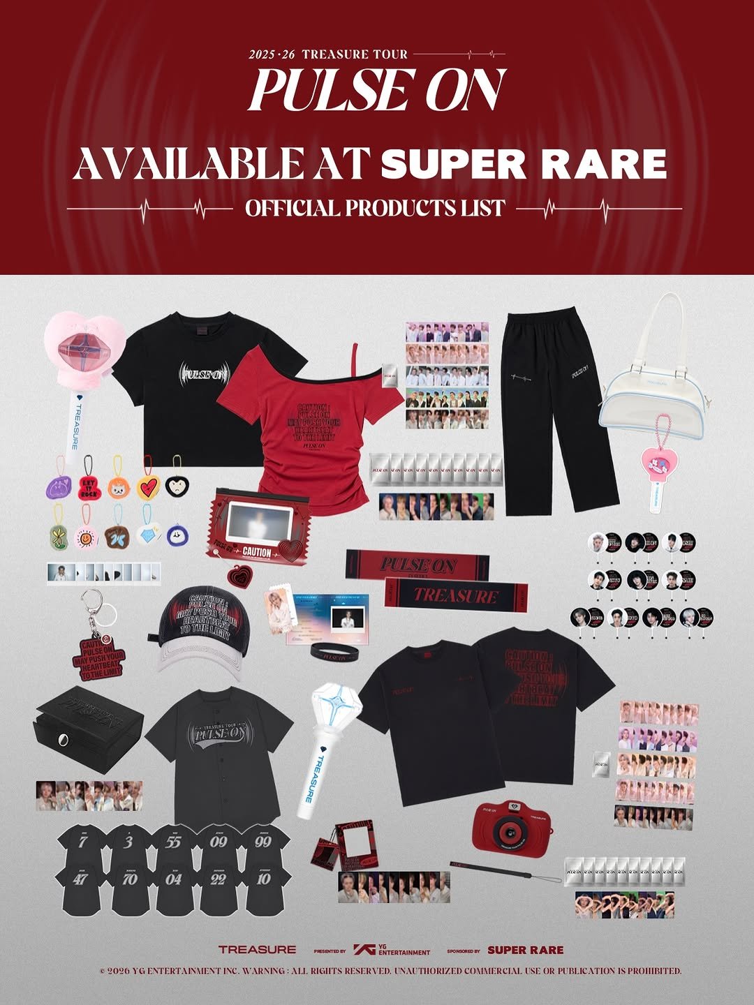 Photo shared by YG SELECT on April 23, 2026 tagging @sr_superrare, and @superraresingapore. May be a graphic of magazine, poster and text.