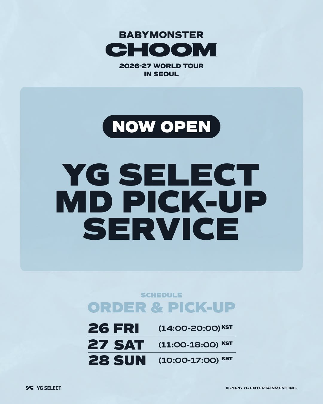 ygselect 게시물 이미지: 𝙎𝙃𝙊𝙋 𝙊𝙉 𝙔𝙂 𝙎𝙀𝙇𝙀𝘾𝙏, 𝙋𝙄𝘾𝙆 𝙐𝙋 𝙊𝙉 𝙎𝙄𝙏𝙀
🔎 YG SELECT...