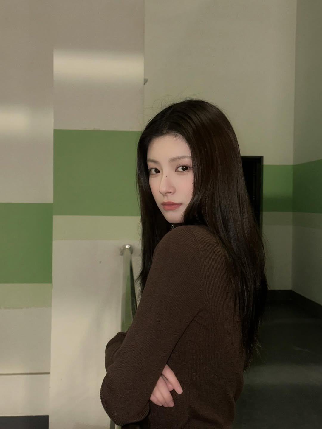 Photo by YIREN on January 25, 2026. May be an image of one or more people, hair, turtleneck, top and text.