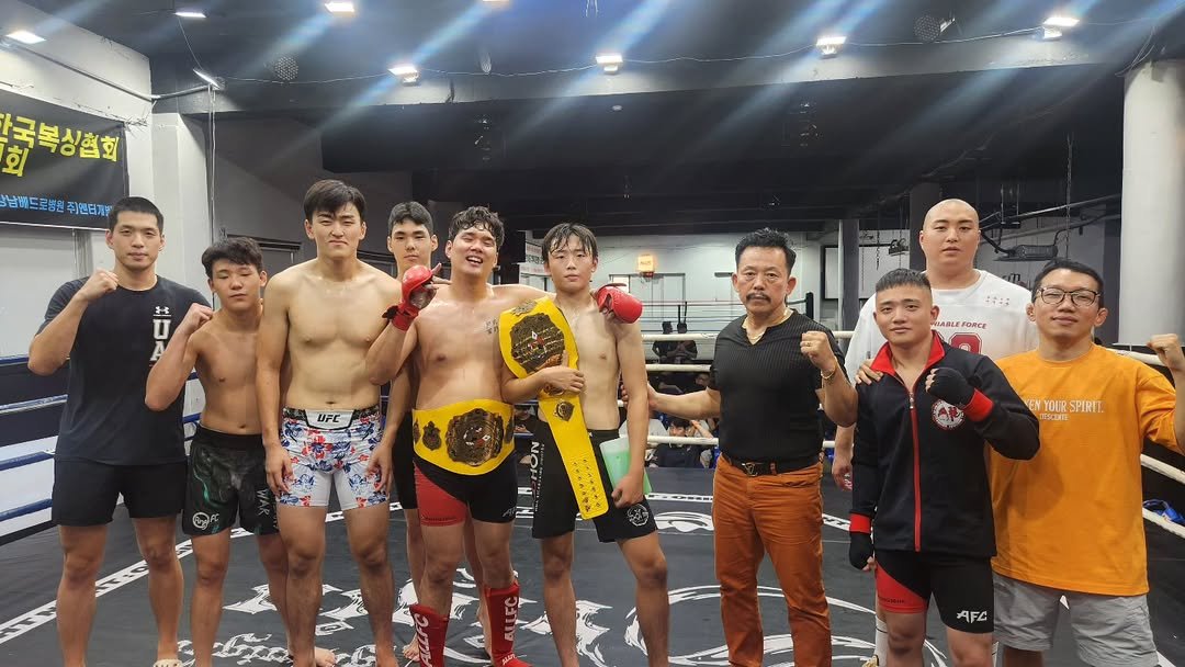 Photo by 킥복싱.주짓수.MMA | 양주투혼정심관 on August 24, 2025. May be an image of 8 people and text.