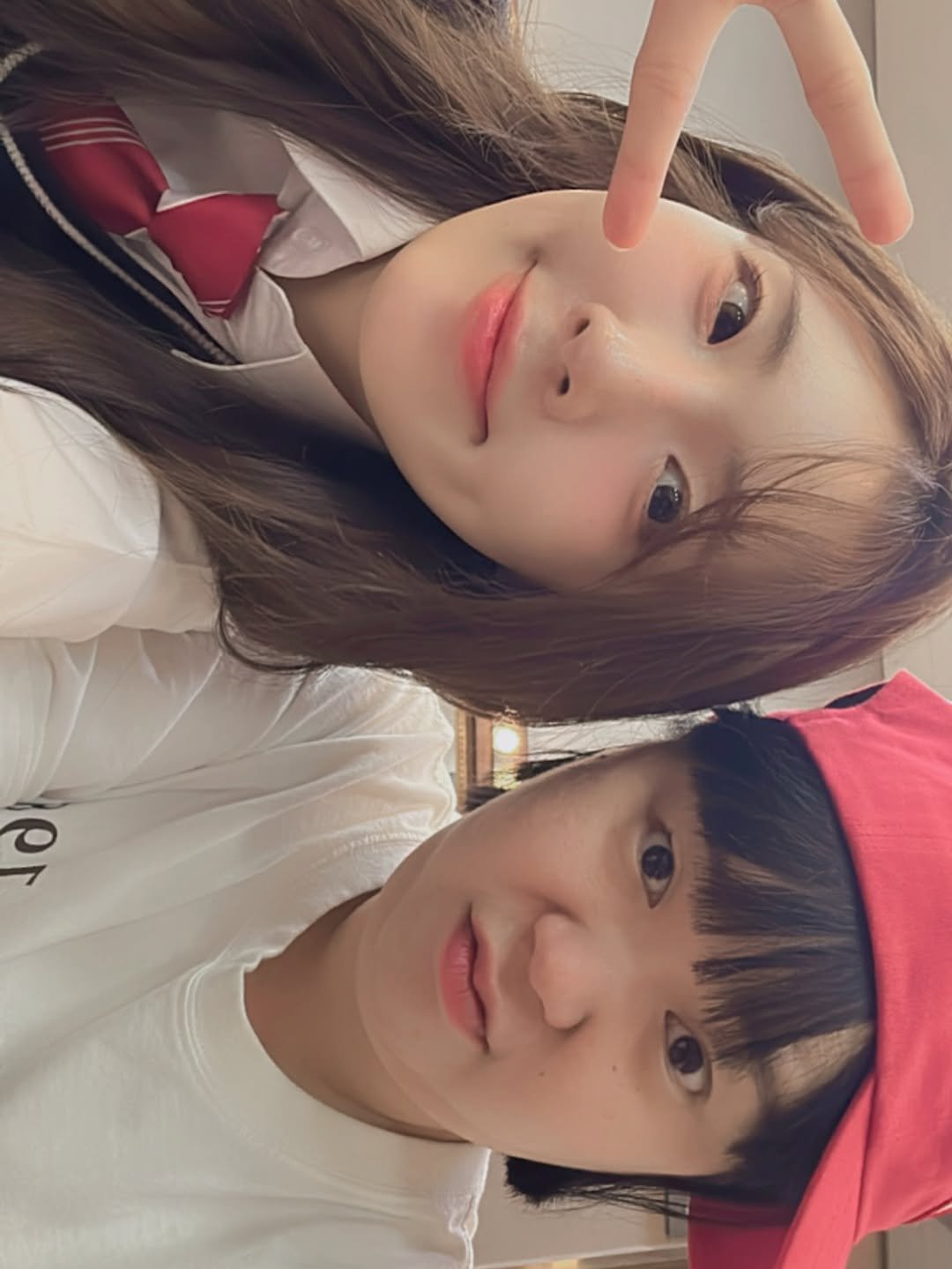 Photo by 채효령 on July 11, 2025. May be an image of one or more people and hair.