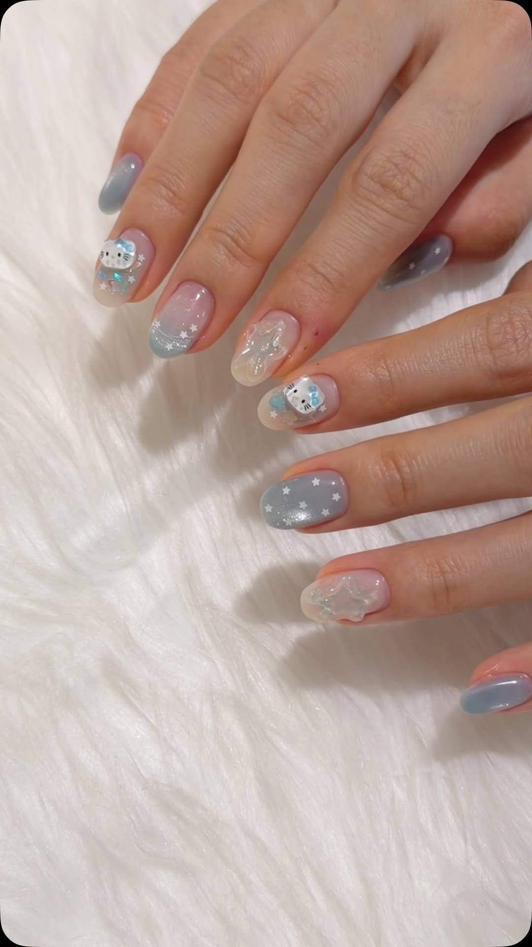 yoah_nail 게시물 이미지: 🩵
여름여름키티넬🏖️

.

.

.
#청량리네일#전농동네일#회기네일
#제기동네일#답십리네일