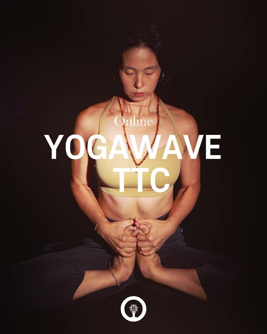 Photo shared by 요가웨이브 on September 12, 2025 tagging @minhee3734. May be an image of 1 person, practicing yoga and text that says 'Online YOGAWAVE WAVE TC'.