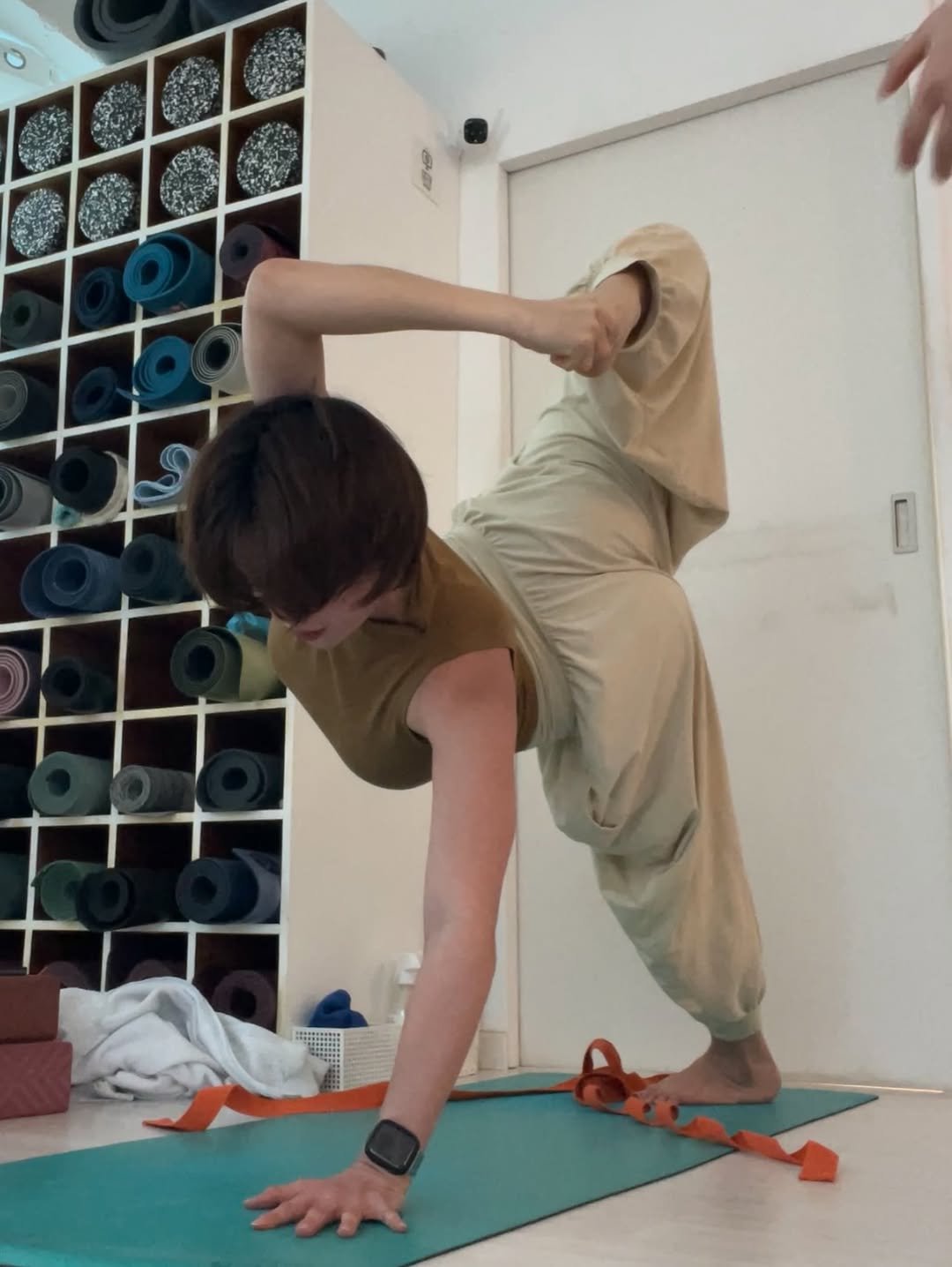 Photo shared by 💎H💎 on January 14, 2026 tagging @official.dhyani. May be an image of yoga and text.