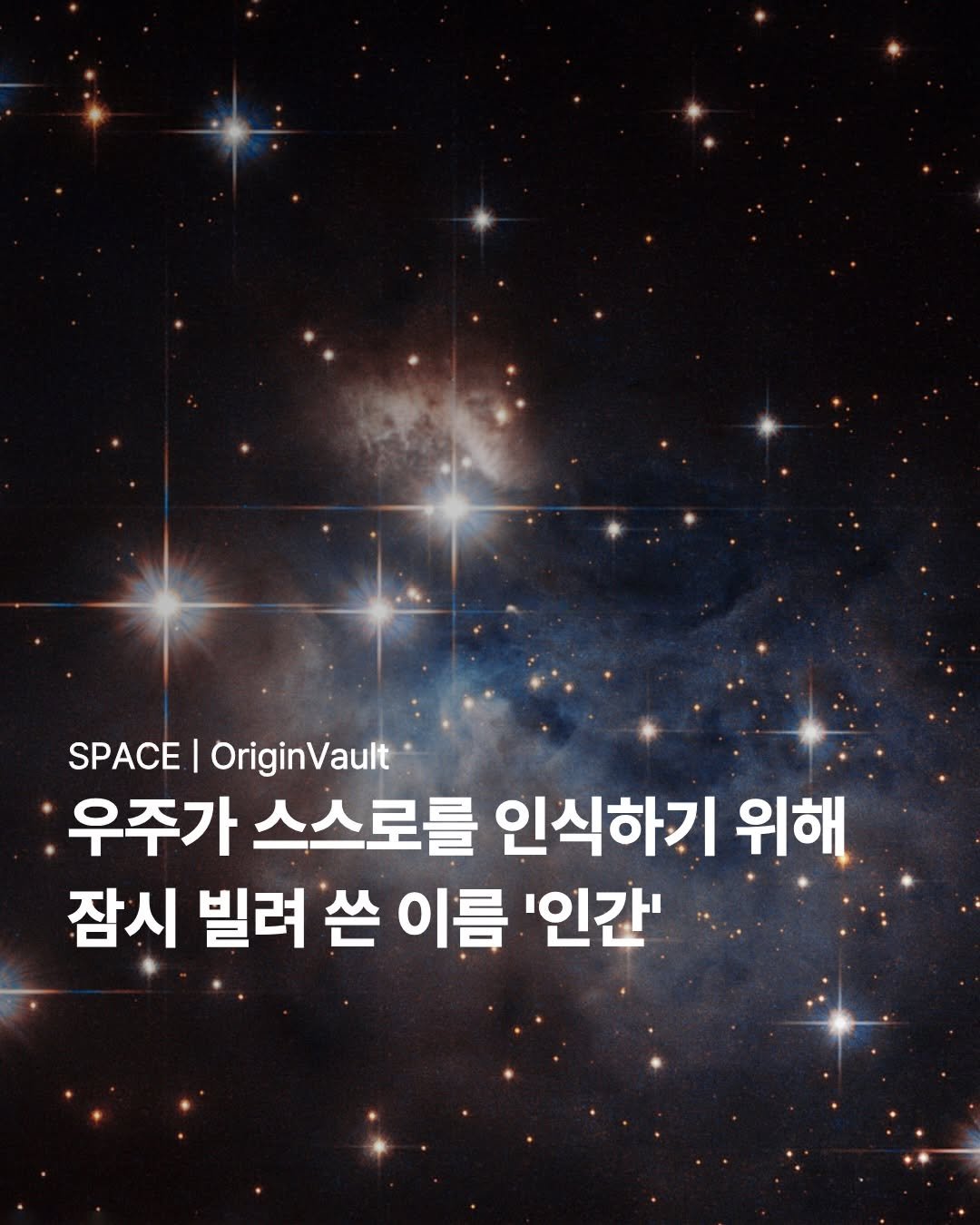 yolimwon 게시물 이미지: 우주가 스스로를 인식하기 위해 잠시 빌려 쓴 이름, ’인간‘. 
왜 우리는 이토록...