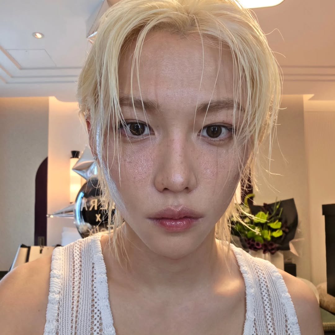 Photo by Felix on August 09, 2025. May be an image of 1 person, bangs and blonde hair.