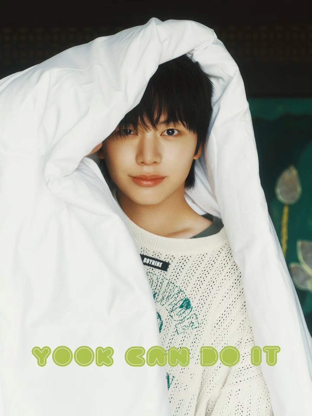 Photo by 육성재 BTOB Melody 3X2 on September 15, 2025. May be an image of one or more people, bangs, poster and magazine.