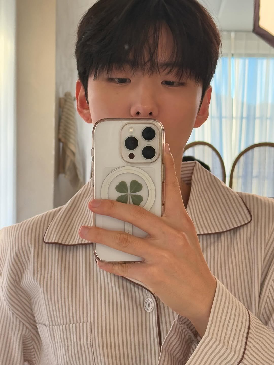 Photo by 기현 Kihyun on November 26, 2025. May be a selfie of one or more people, hair and text.