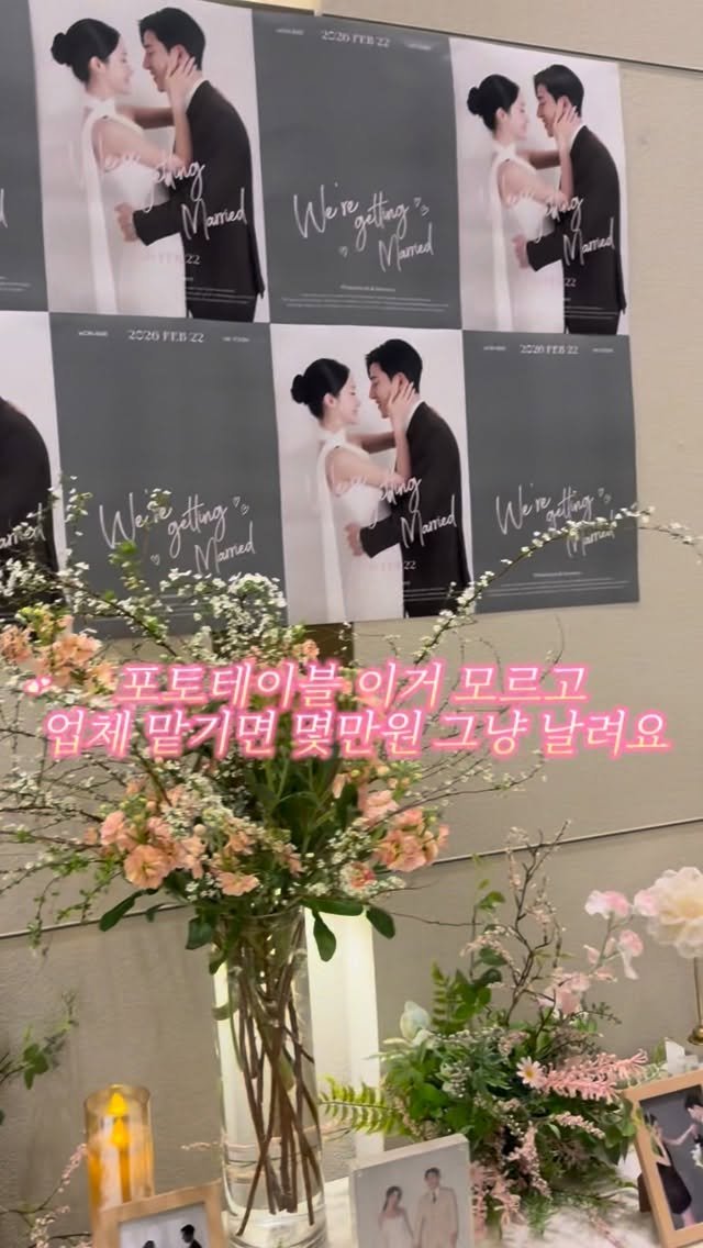 yoon_pilates 게시물 이미지: 포토테이블… 그냥 사진 몇 장 올려두면 솔직히 너무 휑해요🥲 
9구 콜라주 액자...