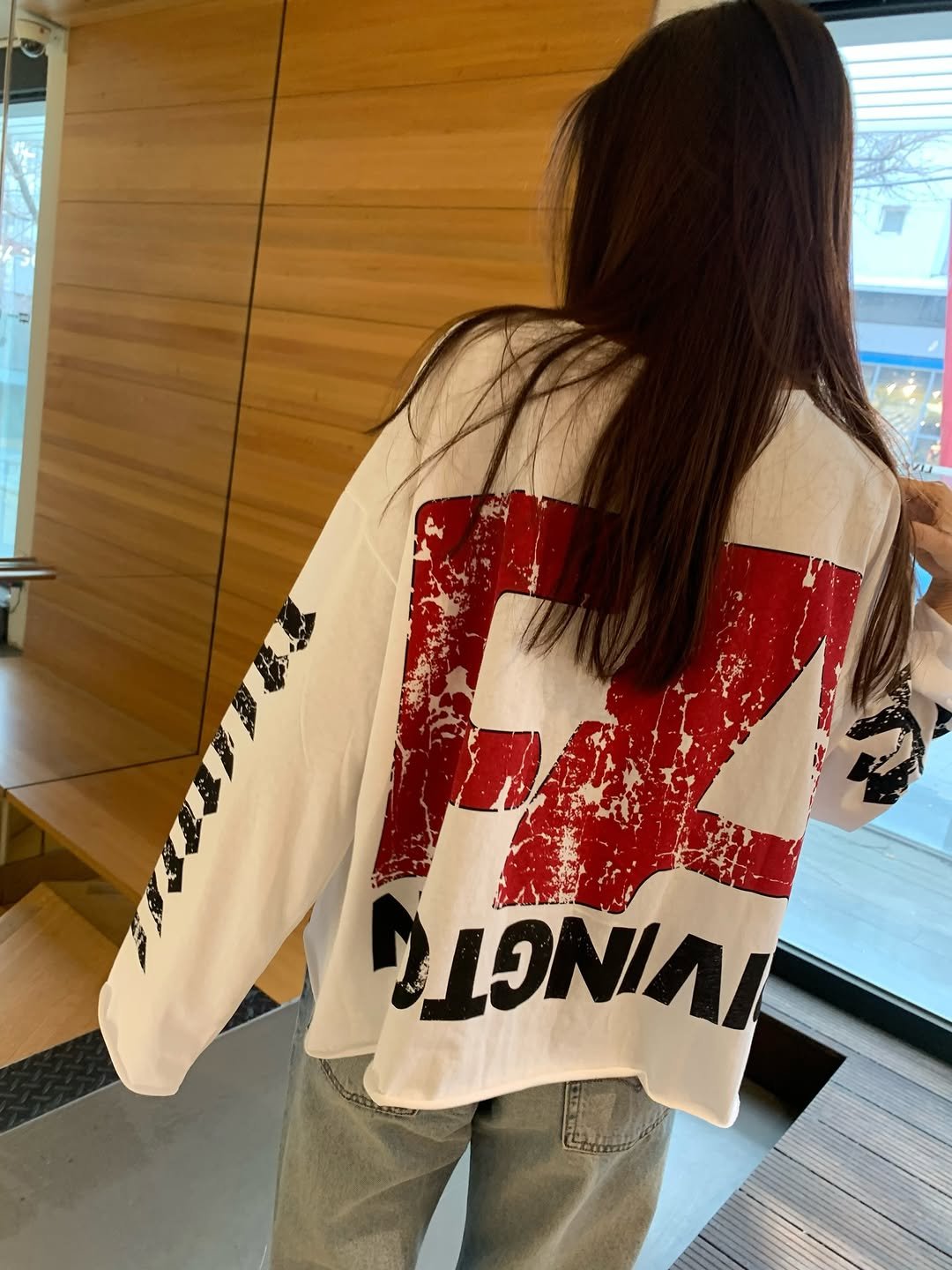 Photo by Kim Yoon on March 03, 2026. May be an image of jacket, top, parka, sweatshirt, coat and text.