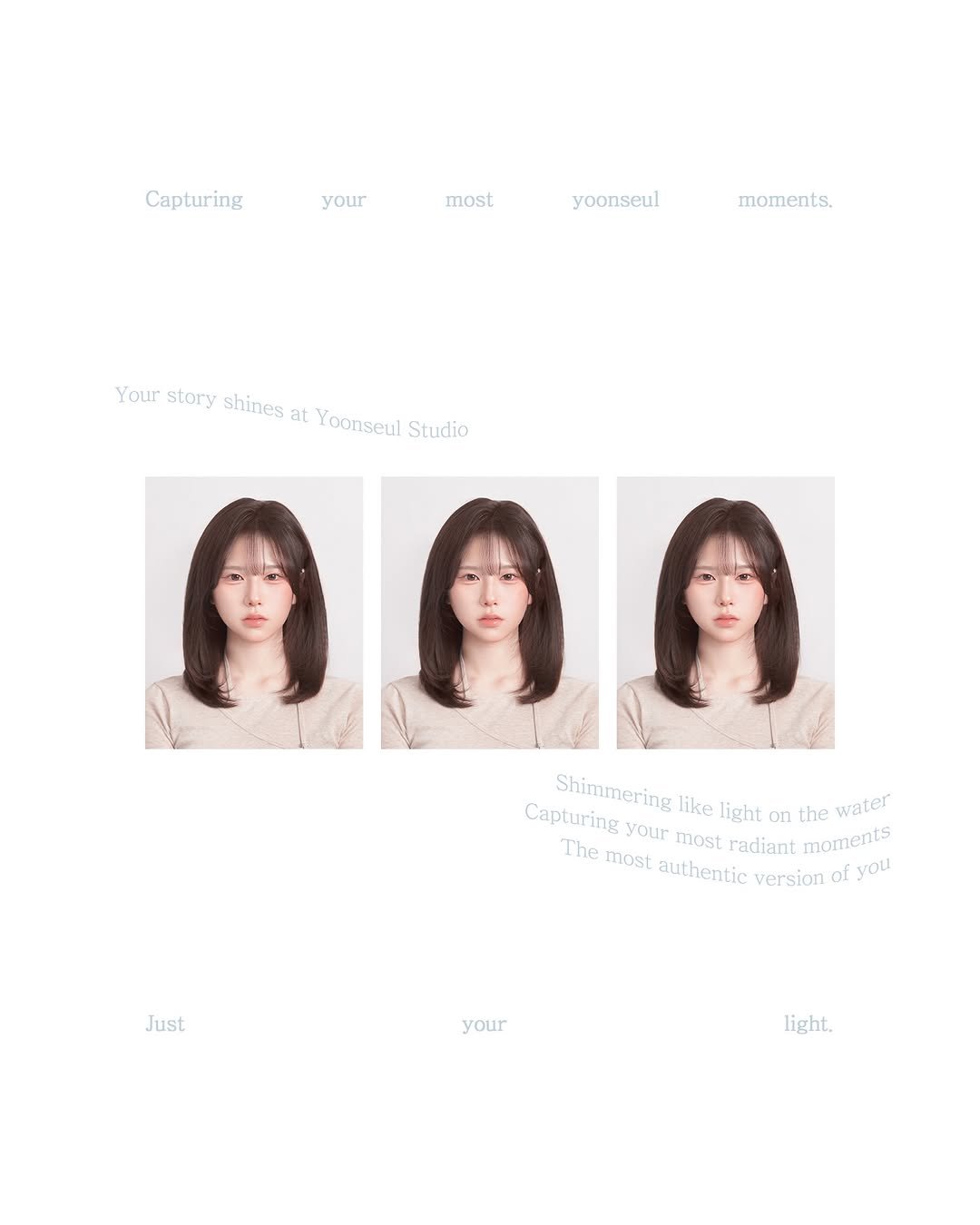yoonseul_studio_o 게시물 이미지: 언제든 만족하는 증명사진 🕊️🪽
민증, 학생증, 자격증, 이력서 어디에도 쓸 수...