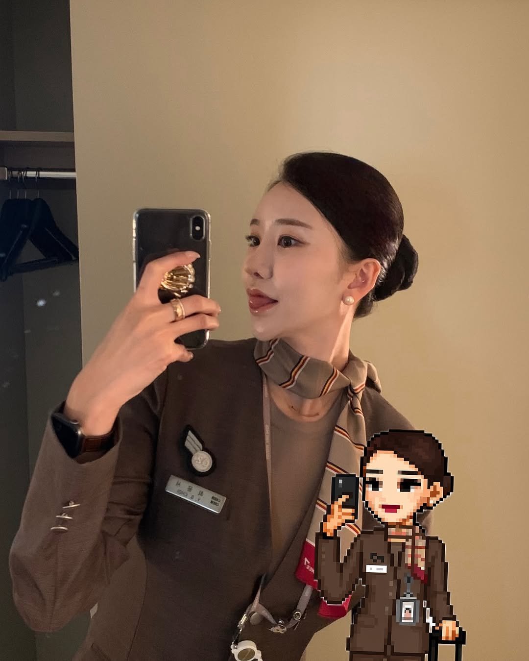 Photo by 𝘊𝘩𝘰𝘪 𝘠𝘰𝘰𝘯 𝘚𝘦𝘰 on July 27, 2025. May be a selfie of 1 person, mirror and text.