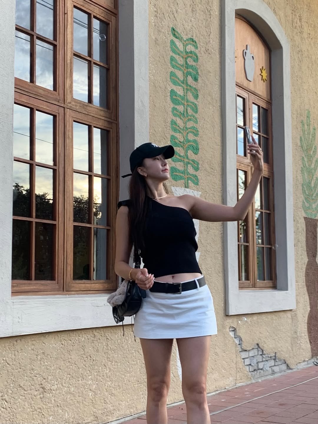 Photo by 𝘊𝘩𝘰𝘪 𝘠𝘰𝘰𝘯 𝘚𝘦𝘰 on September 13, 2025. May be an image of 1 person, miniskirt and text.