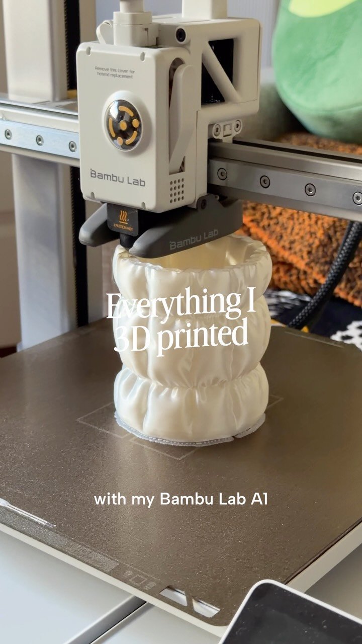 yoorajung 게시물 이미지: Everything I 3D printed using my Bambu Lab A1...