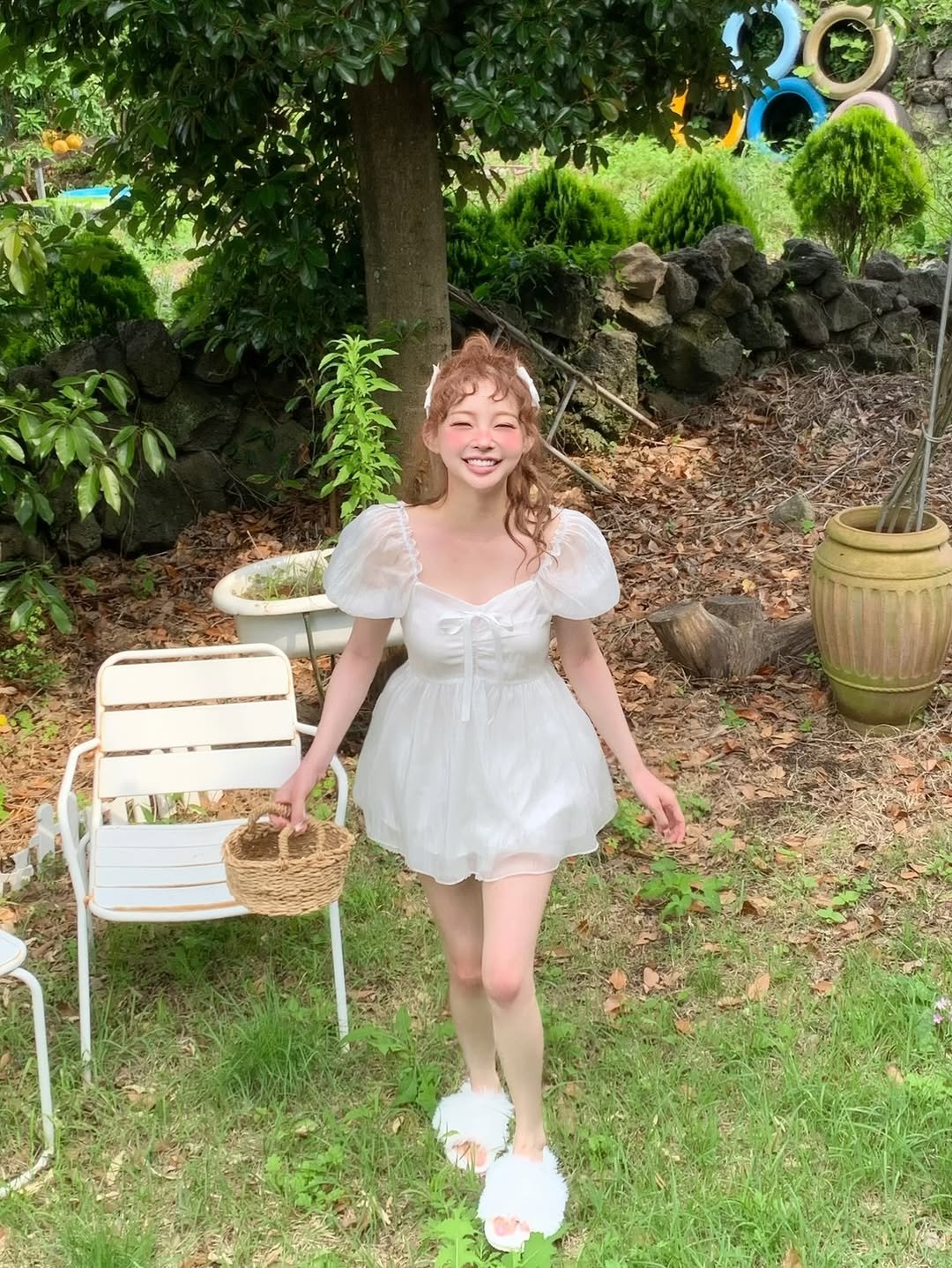 Photo shared by 유앤아인 on July 22, 2025 tagging @minish_gangnam. May be an image of dress and sundress.