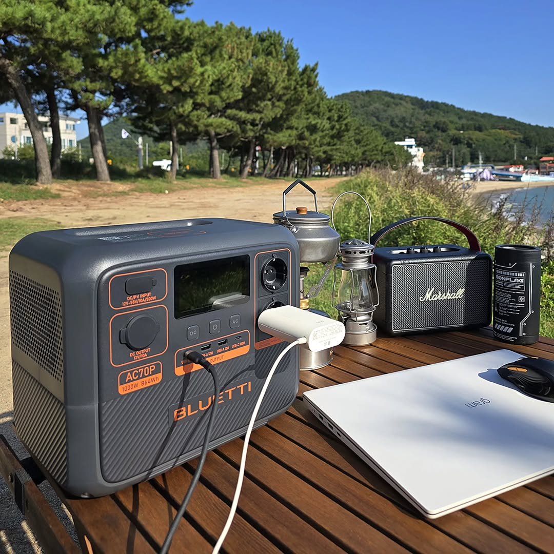 Photo by 차박은내친구 on October 01, 2025. May be an image of speaker, air conditioner, cooler, amplifier, stereo, generator, outdoors and text.