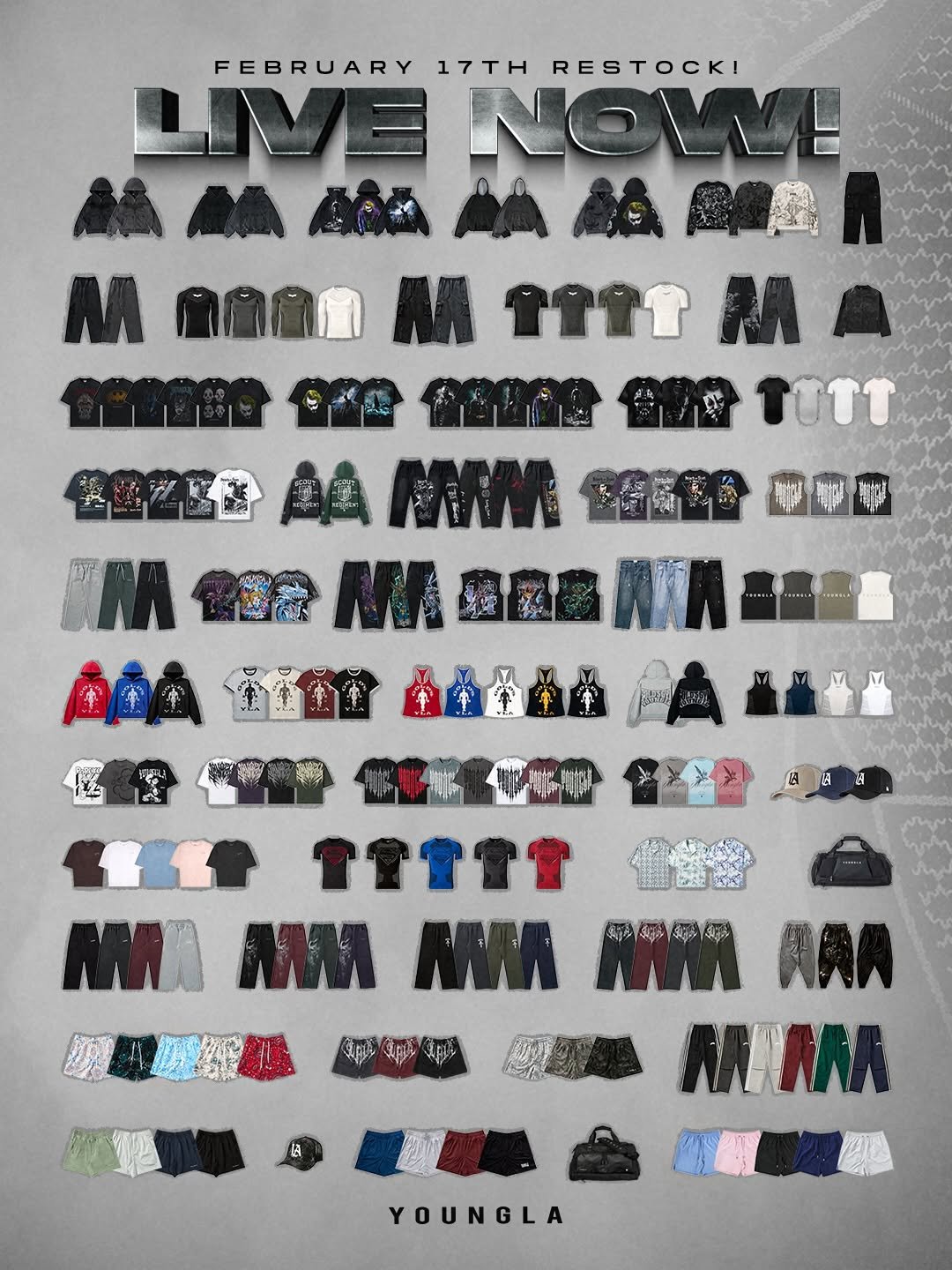 Photo by YoungLA on February 17, 2026. May be a graphic of fleece, sportswear, poster and text.