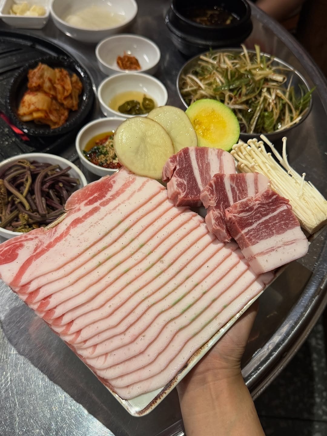 Photo by 하또먹 on September 21, 2025. May be an image of beef, pork and text.