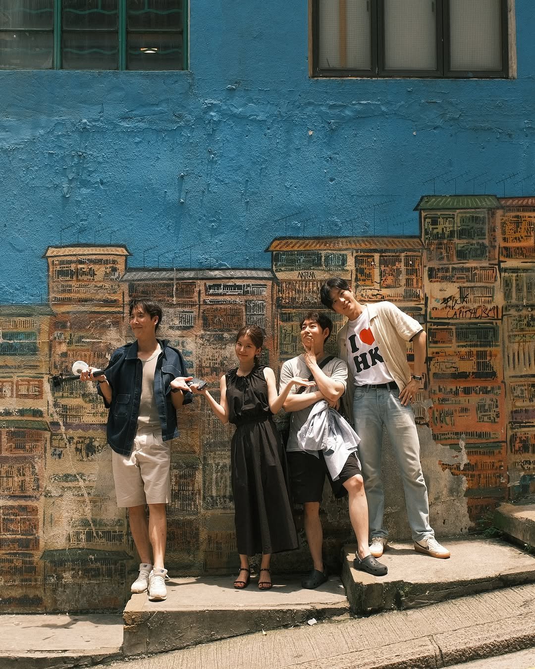 Photo shared by 정영한 Jeong Younghan on August 04, 2025 tagging @discoverhongkong, @jiinseong_, @joonsang_k, @bahksoyoung, @hwijun_0226, and @discoverhongkong_kr.