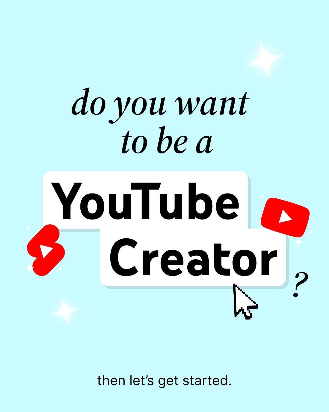 youtubecreators 게시물 이미지: ready to be a YouTube creator? 👀 swipe through...
