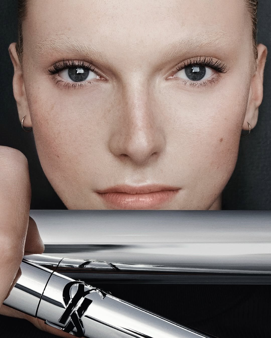 Photo shared by YSL Beauty Official on January 03, 2026 tagging @alexconsani. May be an image of one or more people, eyeliner, lipstick, makeup, fragrance, perfume, cosmetics and text.