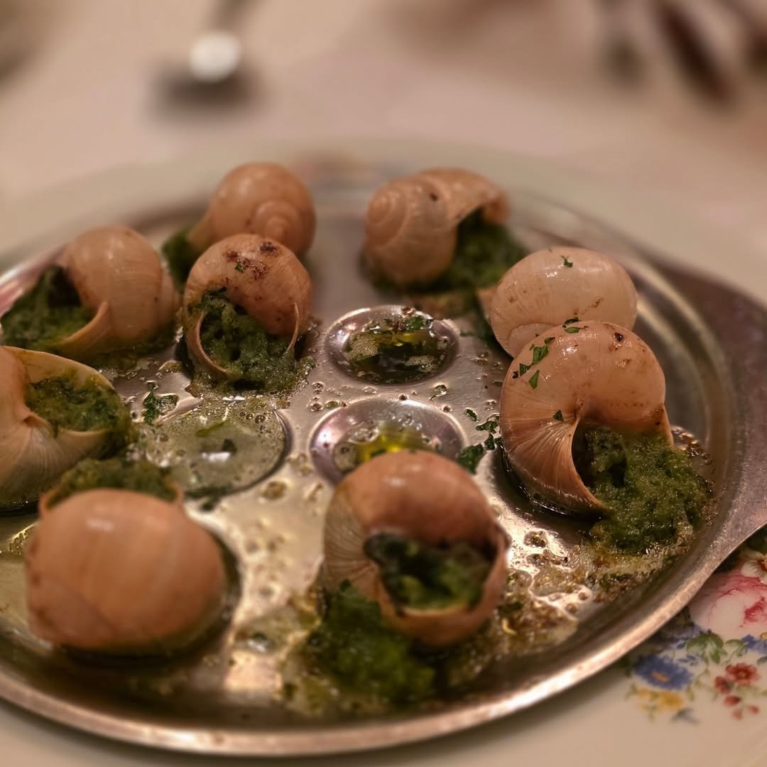 Photo by 소유진 on December 15, 2025. May be an image of escargot and text.