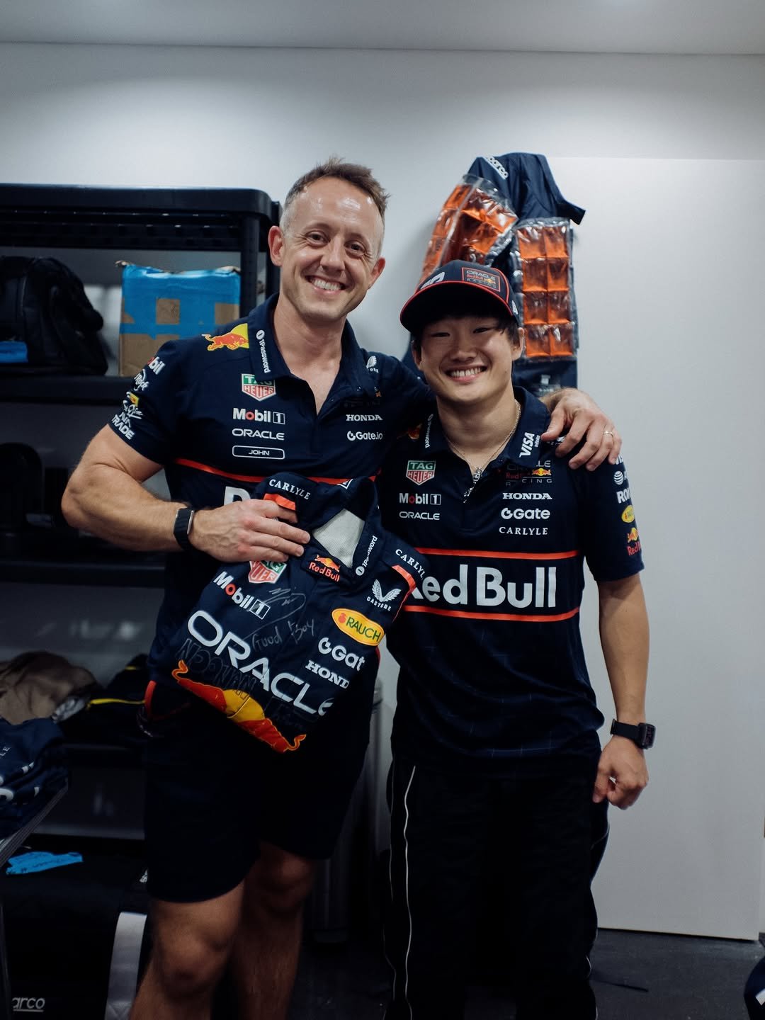 Photo shared by Yuki Tsunoda on December 08, 2025 tagging @noonanperformance. May be an image of racing vehicles.