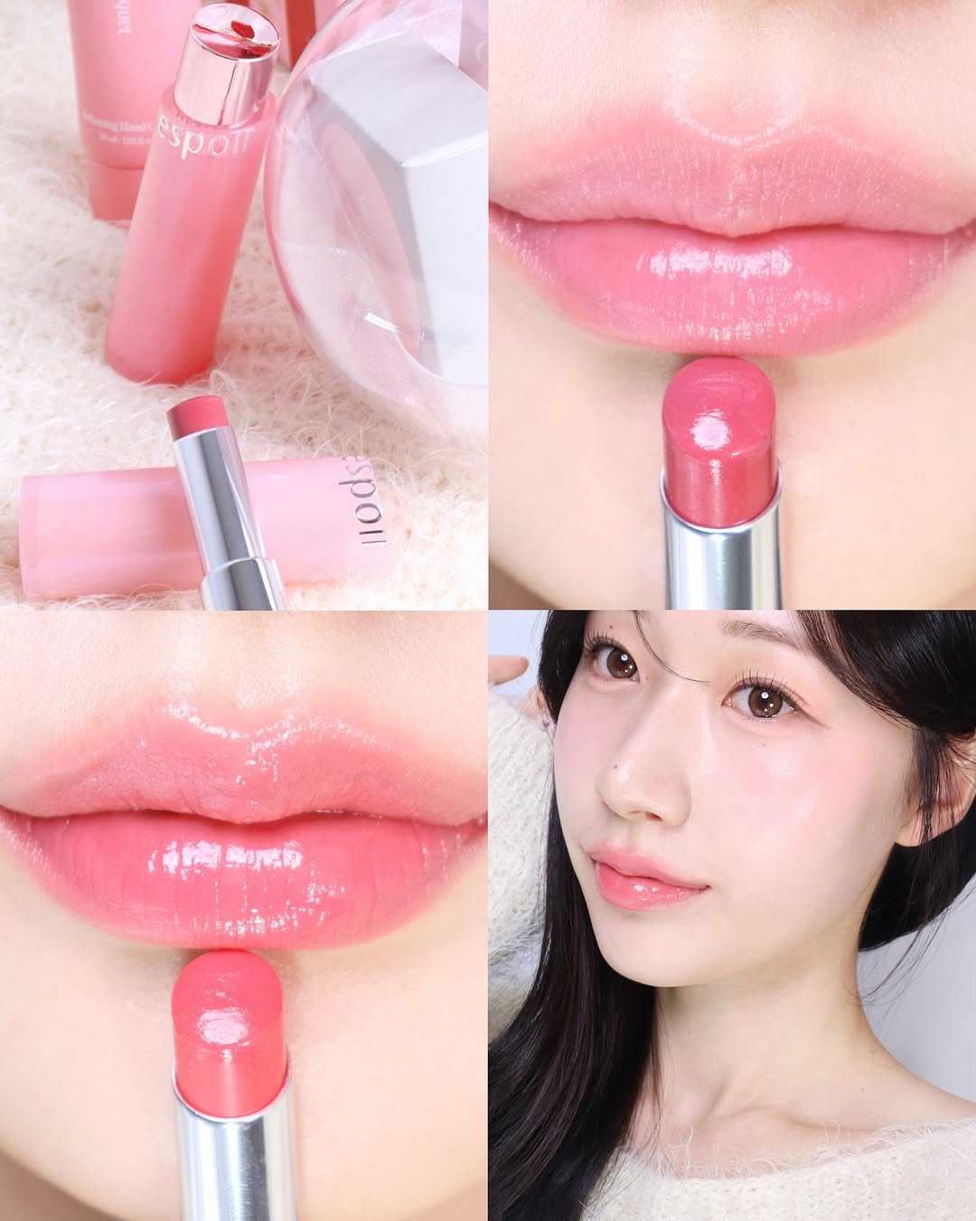 Photo shared by 율리아 𝗬𝗨𝗟𝗜𝗔 on November 11, 2025 tagging @espoir_makeup. May be an image of one or more people, lipstick, cosmetics and text.