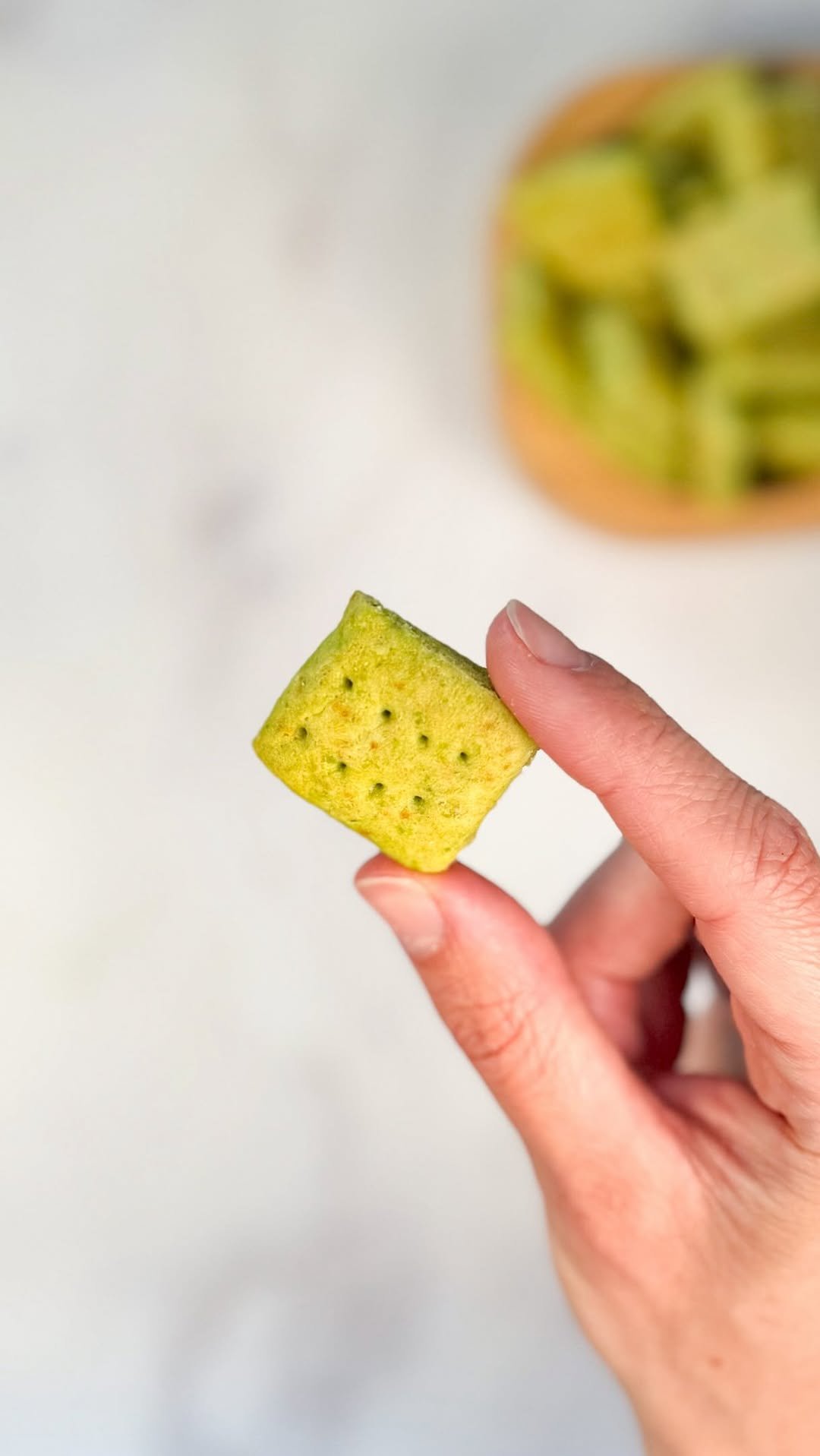 yummy_little_belly 게시물 이미지: PEA BISCUITS 🫛 
Ingredients
* 100g frozen...