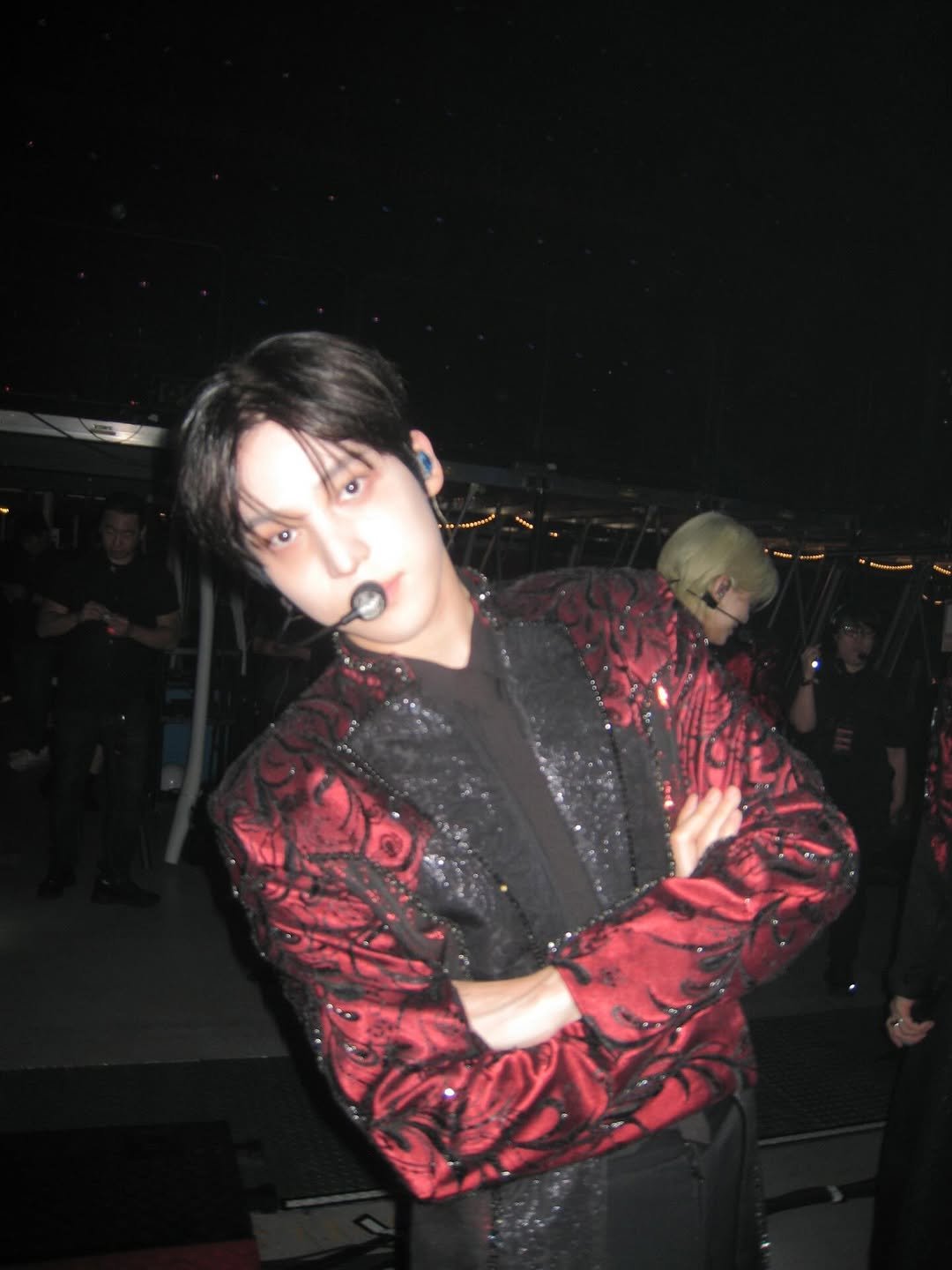 Photo by 윤호 (YUNHO) on October 30, 2025. May be an image of bolo tie and text.