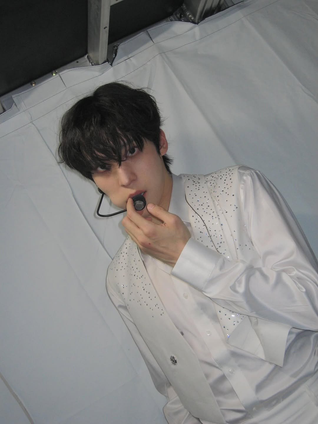 Photo by 윤호 (YUNHO) on September 18, 2025. May be an image of bolo tie.