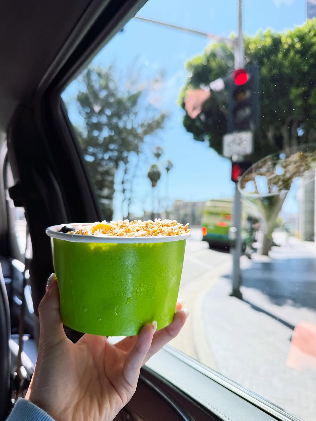 Photo by YUQI on August 10, 2025. May be an image of 1 person, juice, yogurt, smoothie, bowl and text.