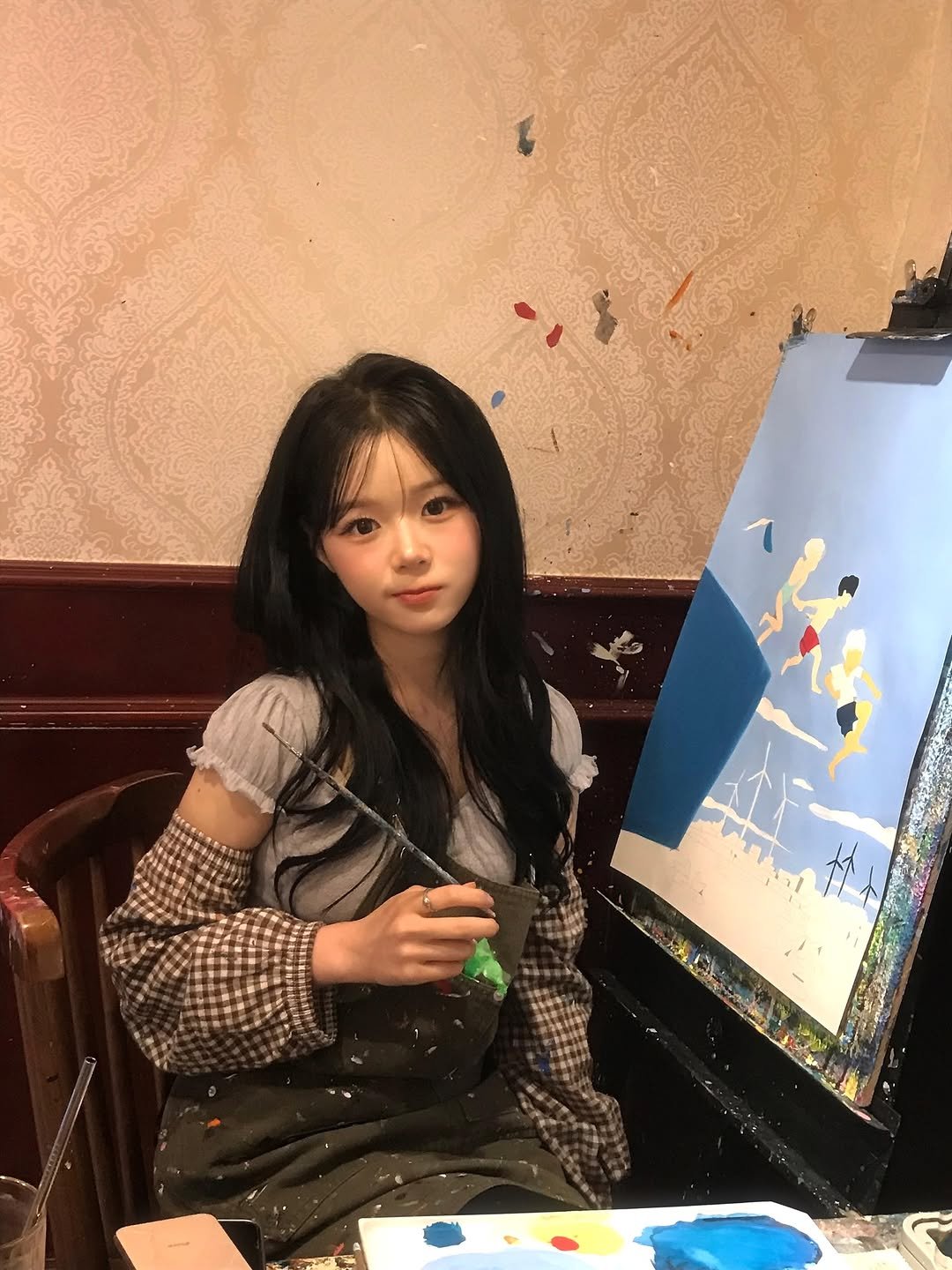 yxx_n2 게시물 이미지: 2시간 동안 배경만 칠하다가 왔어 ,,🫩🎨