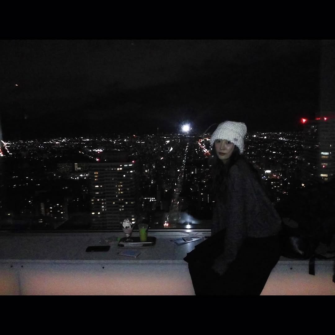 Photo by 하랑 Harang on November 04, 2025. May be an image of skyscraper, night and text.