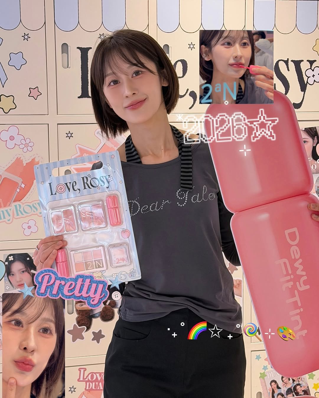 Photo shared by 더클래스모나크 예진실장💄 on April 16, 2026 tagging @2an_official. May be an image of ‎one or more people, hair, magazine and ‎text that says '‎# 'I מיבל 2°N ST 2026次 Love,ROST Love, ROSJ Ros ២កវ Dedr Tale Pretty 紫 Lov 女 *DUA DUA‎'‎‎.