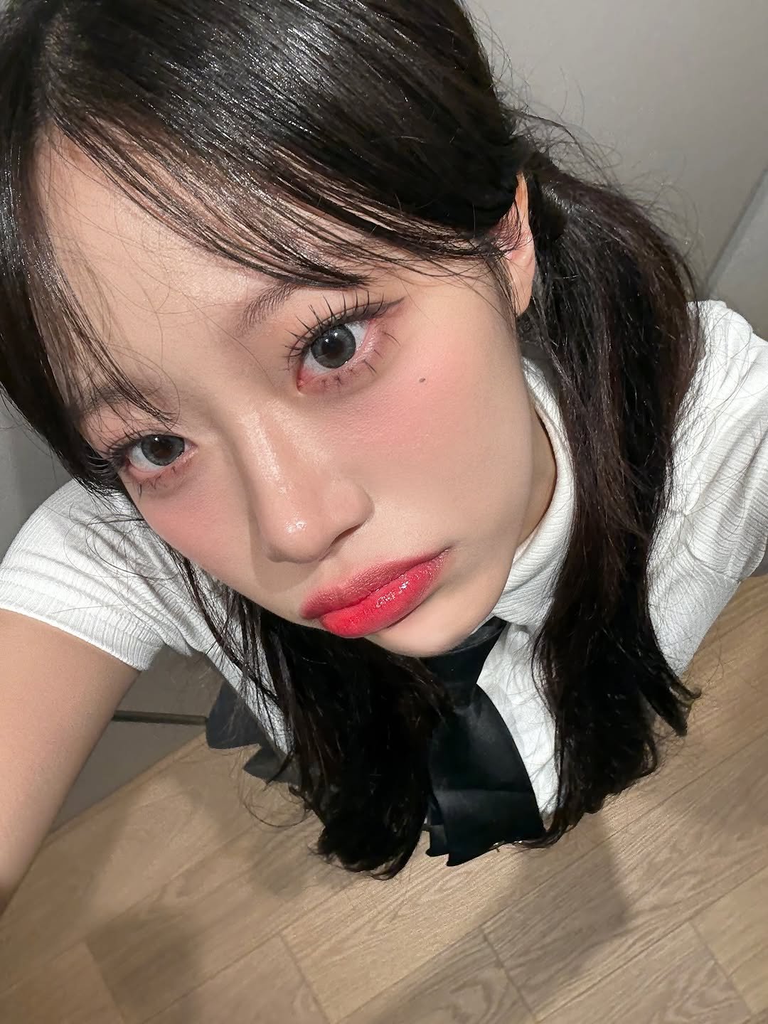 Photo by 지원 JEEWON on July 21, 2025. May be an image of 1 person, hair and text.
