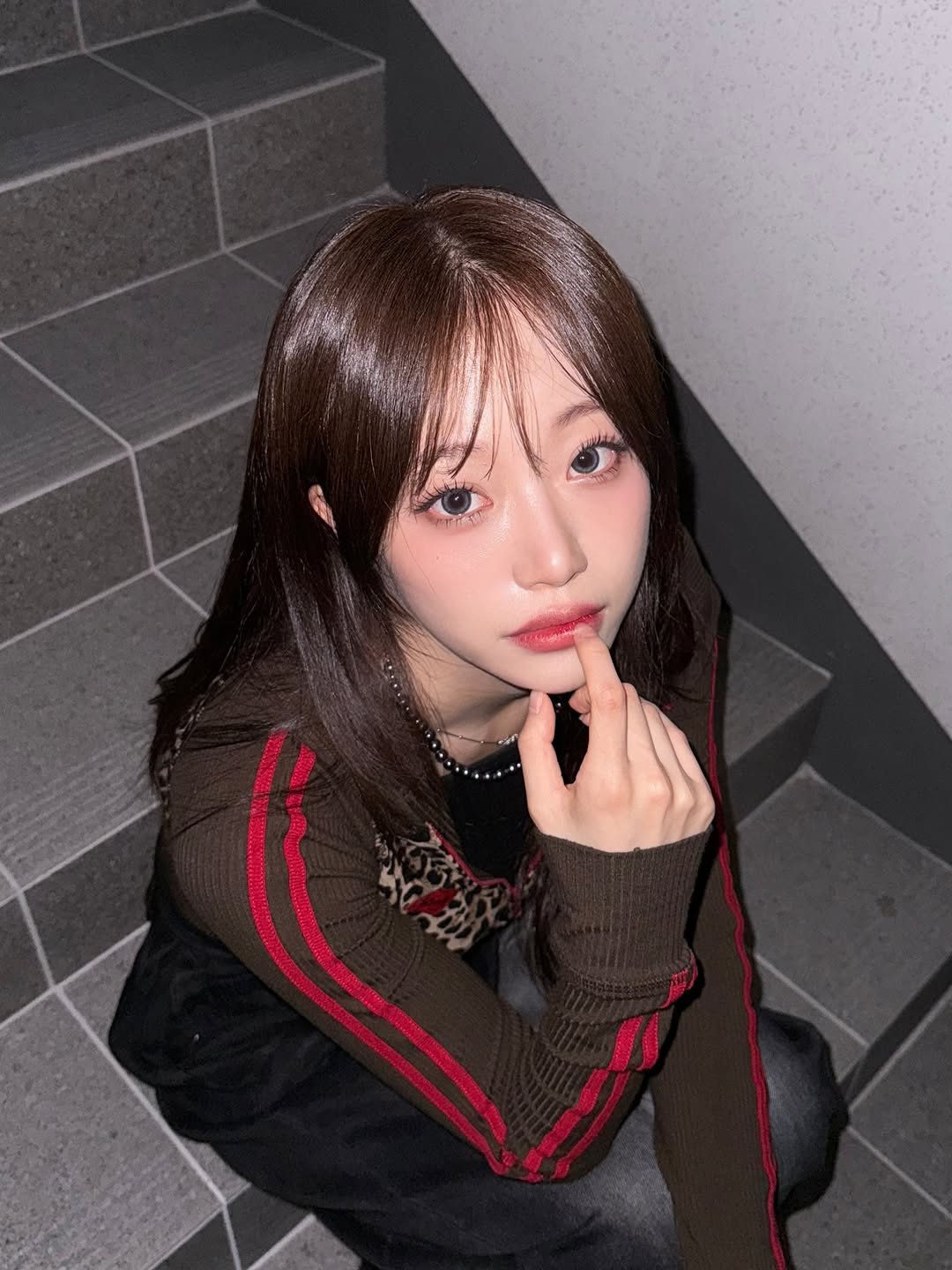 Photo by 지원 JEEWON on August 13, 2025. May be an image of 1 person, hair and text.