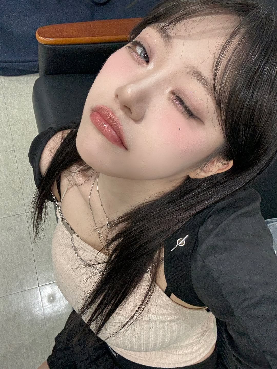 Photo by 지원 JEEWON on July 11, 2025. May be an image of 1 person, hair and text.