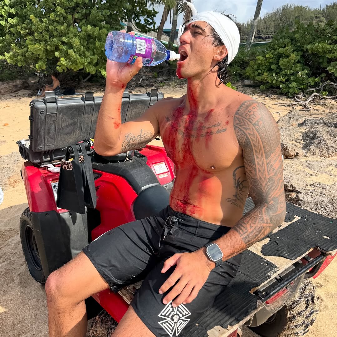 Photo shared by Zeke Lau on November 14, 2025 tagging @darcsportathletics. May be an image of all-terain vehicle, water bottle and text.