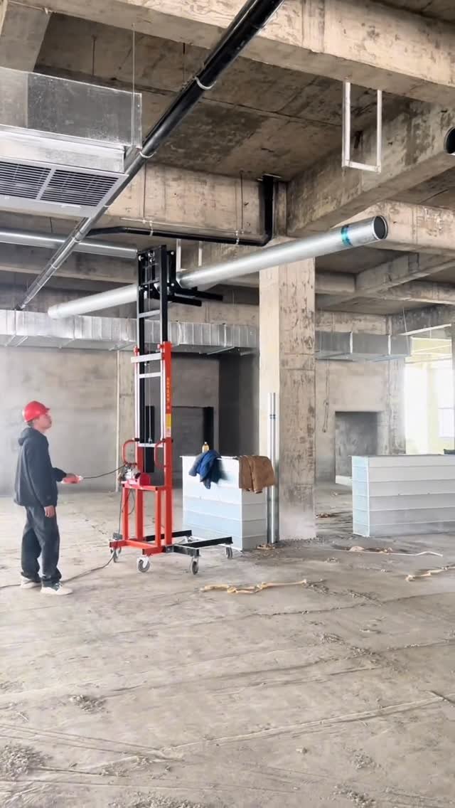 zghelplift 게시물 이미지: #Fire pipe installation lift