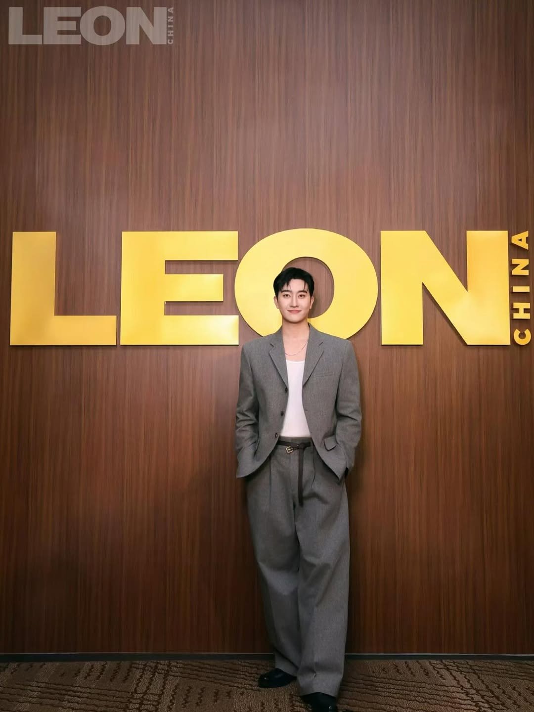 Photo by ZHOUMI 조미 周觅 on November 25, 2025. May be an image of lion, suit and text.