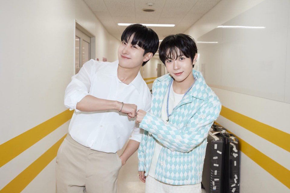 Photo by ZHOUMI 조미 周觅 on February 08, 2026. May be an image of one or more people, bangs and text.