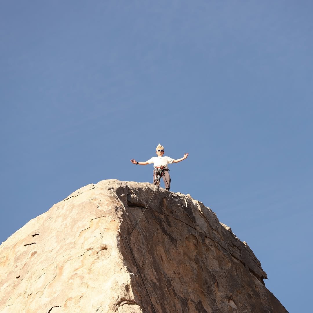 Photo by Zion Fish Walla on December 31, 2025. May be an image of climbing, skydiving, outdoors and text.
