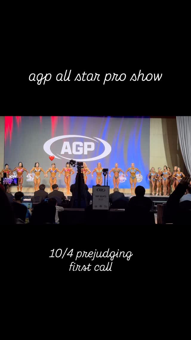 ziyoon_ifbbpro 게시물 이미지: 10/4-10/5 agp all star pro show

양일간의 대회가...