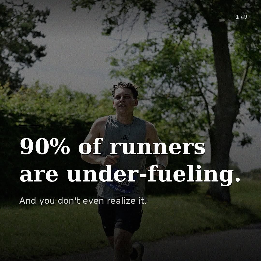 zizzbrahh 게시물 이미지: 90% of runners are under-fueling…

Not because...