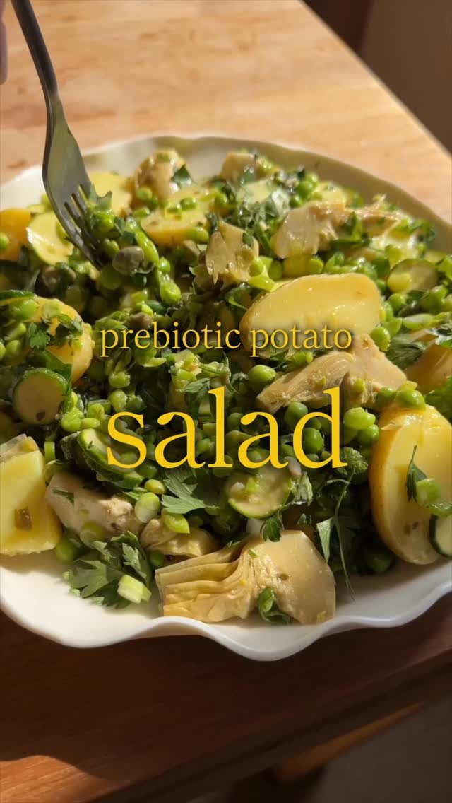 zoe 게시물 이미지: Comment POTATO for our prebiotic potato salad...