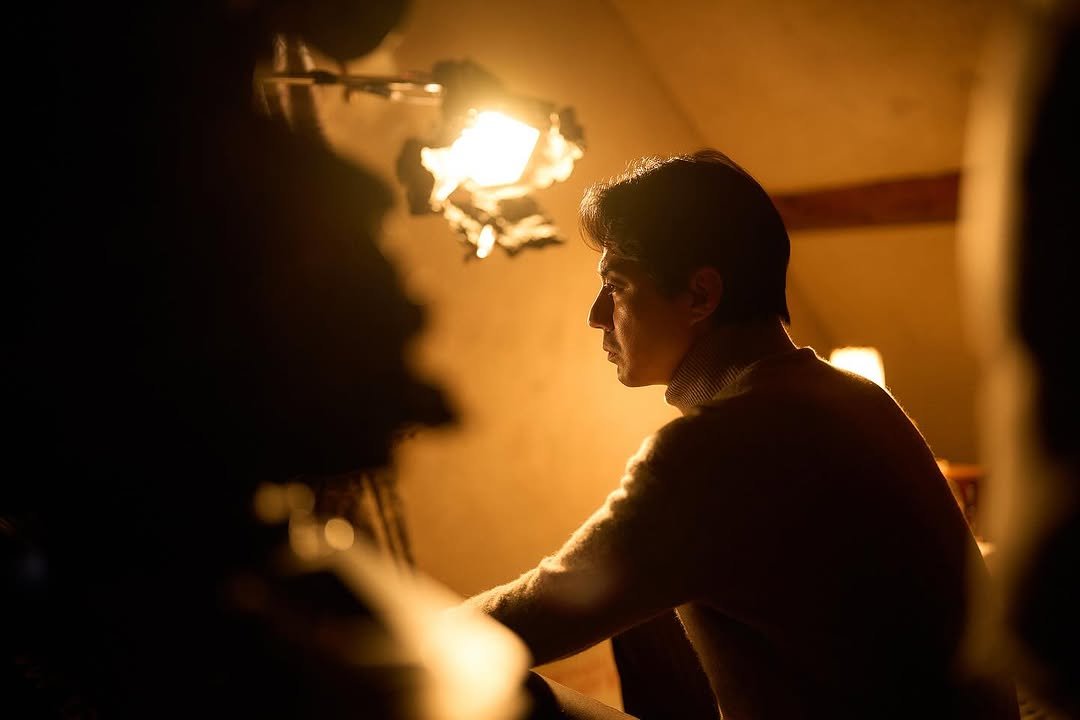 Photo by 조인성 on February 11, 2026. May be an image of lighting, fire and text.