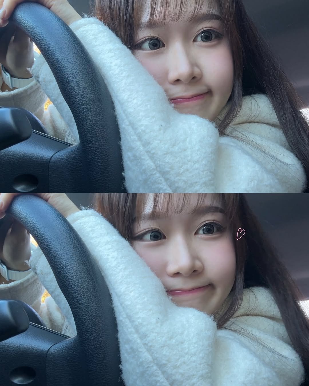 Photo by 지히지히 on November 01, 2025. May be an image of duffle coat, parka and text.