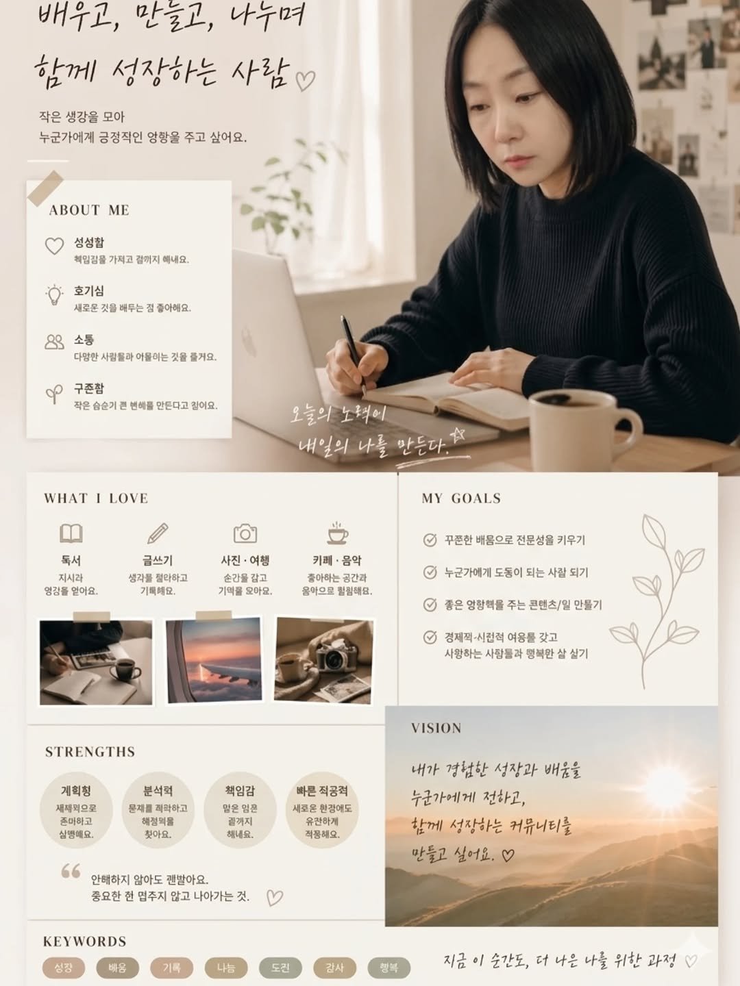 Photo by 짱언니 장현옥 | 50대 크리에이터 | NAVAF on April 23, 2026. May be a graphic of magazine, poster, calendar and text.